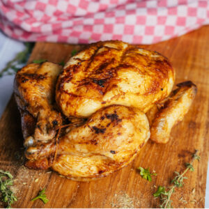 Boerenkip aan't spit