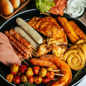 Walking dinner BBQ (10p all-in)